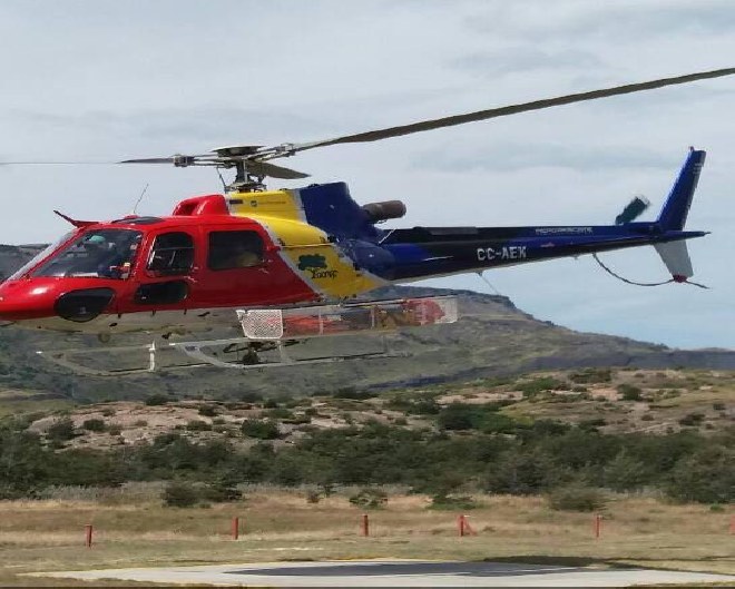 DAP Airbus Ecureuil helicopter in flight